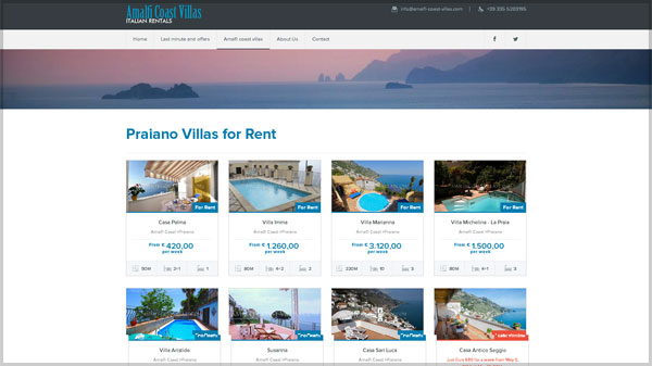 Amalfi Coast Villas